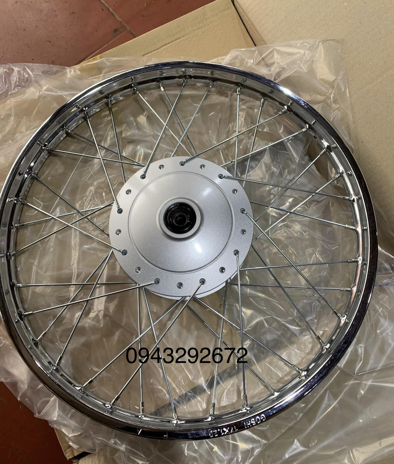 Bộ vành trước + may ơ + nan dream, wave honda