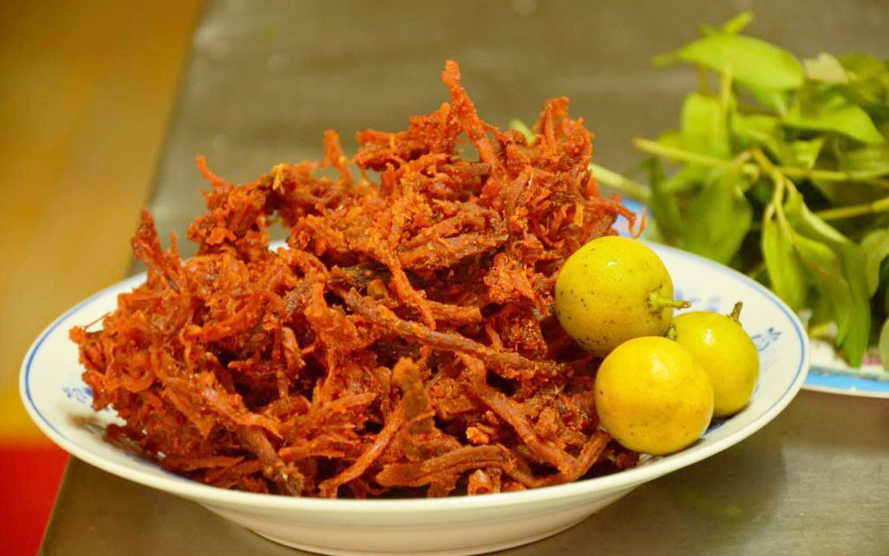 1Kg thịt bò khô sợi thơm ngon (Khô heo giả bò)