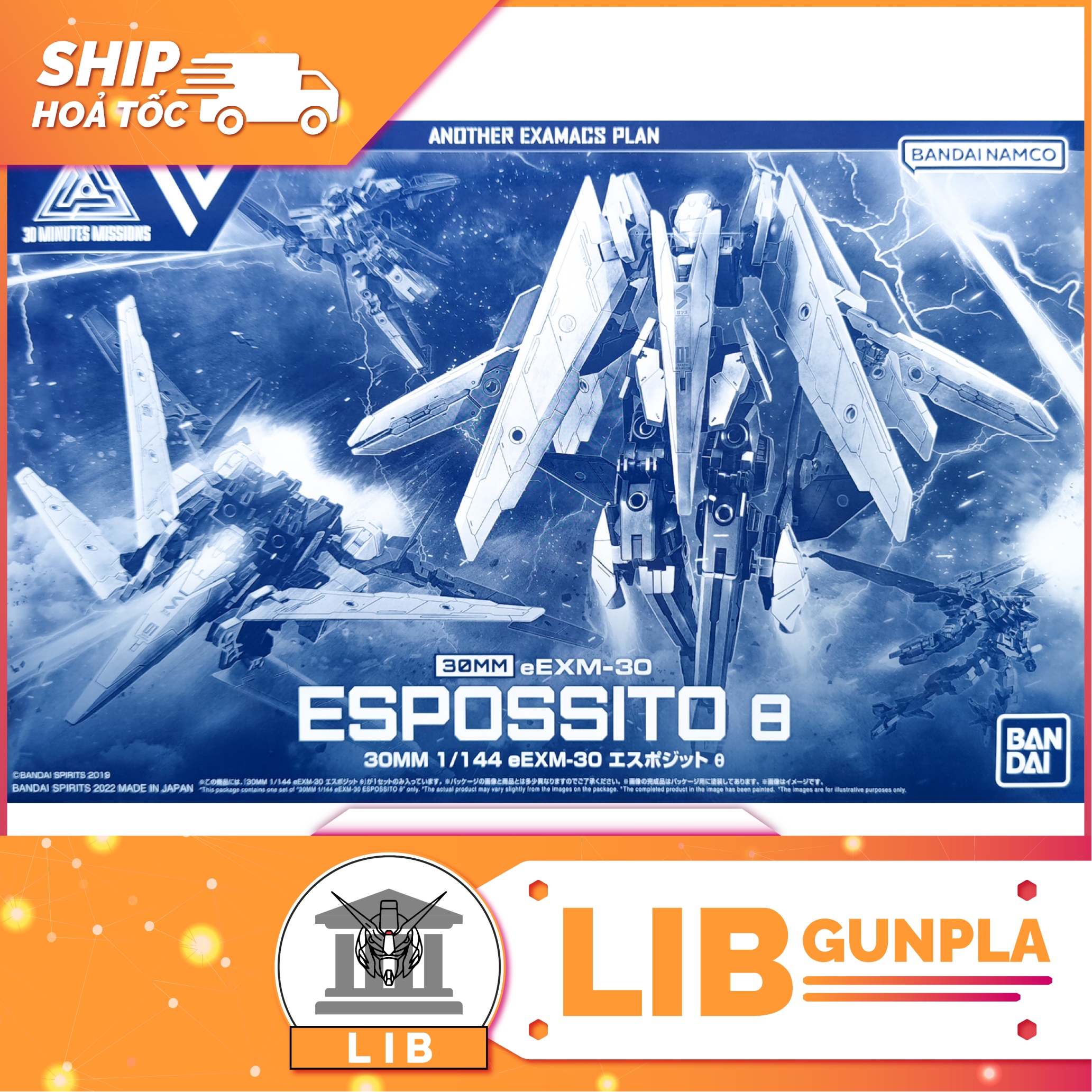 Mô hình lắp ráp Bandai 30MM eEXM-30 Espossito Theta (P-Bandai)