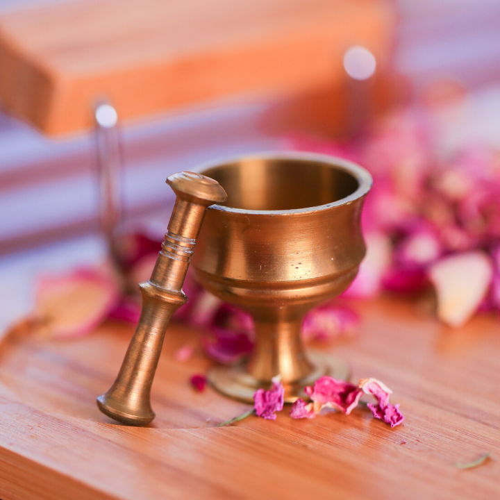 Cối giã saffron nhụy hoa nghệ tây- cối nghiền saffron nhụy hoa nghệ tây bằng đồng nguyên chất