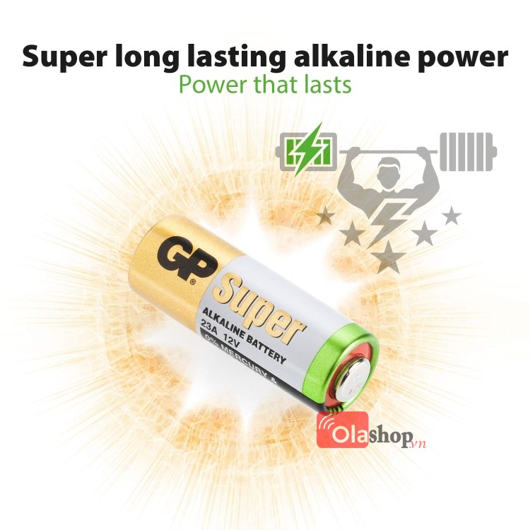 5 viên Pin 23A 12V Alkaline GP Ultra