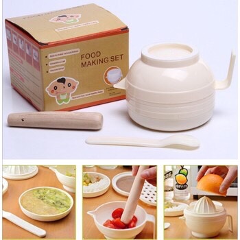 Bộ chế biến thức ăn cho bé tập ăn dặm
