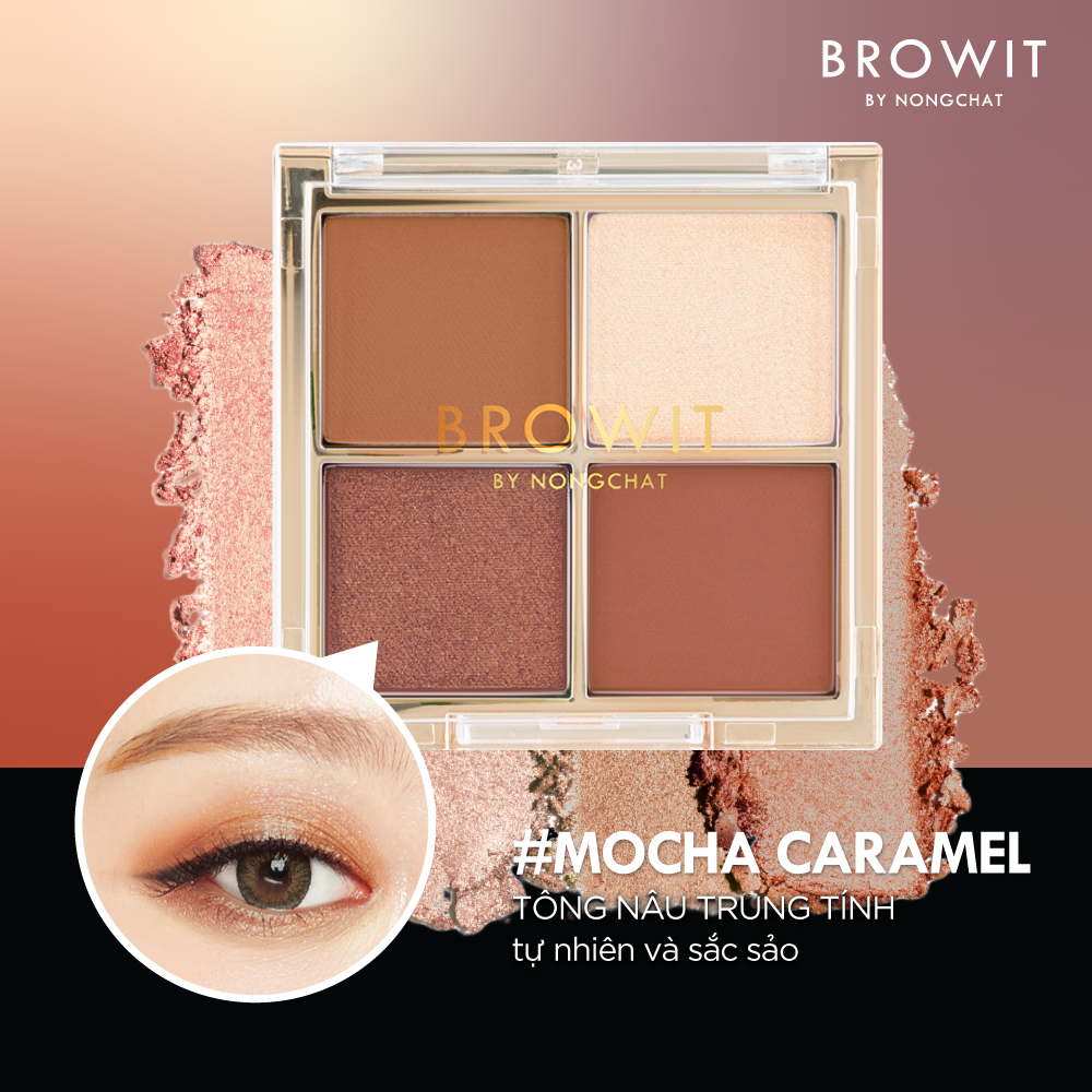 Bảng Phấn Mắt Browit Eyeshadow Palette 1g x 4Colors