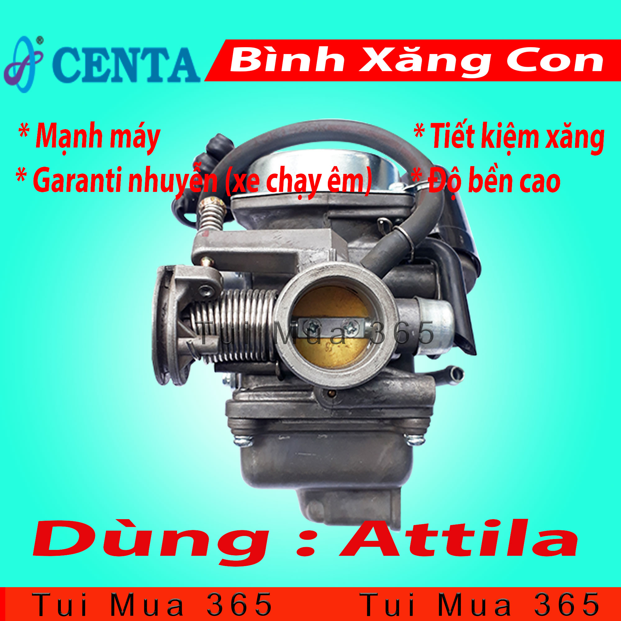 [HCM]Bình Xăng Con xe Attila Tiết Kiệm Xăng