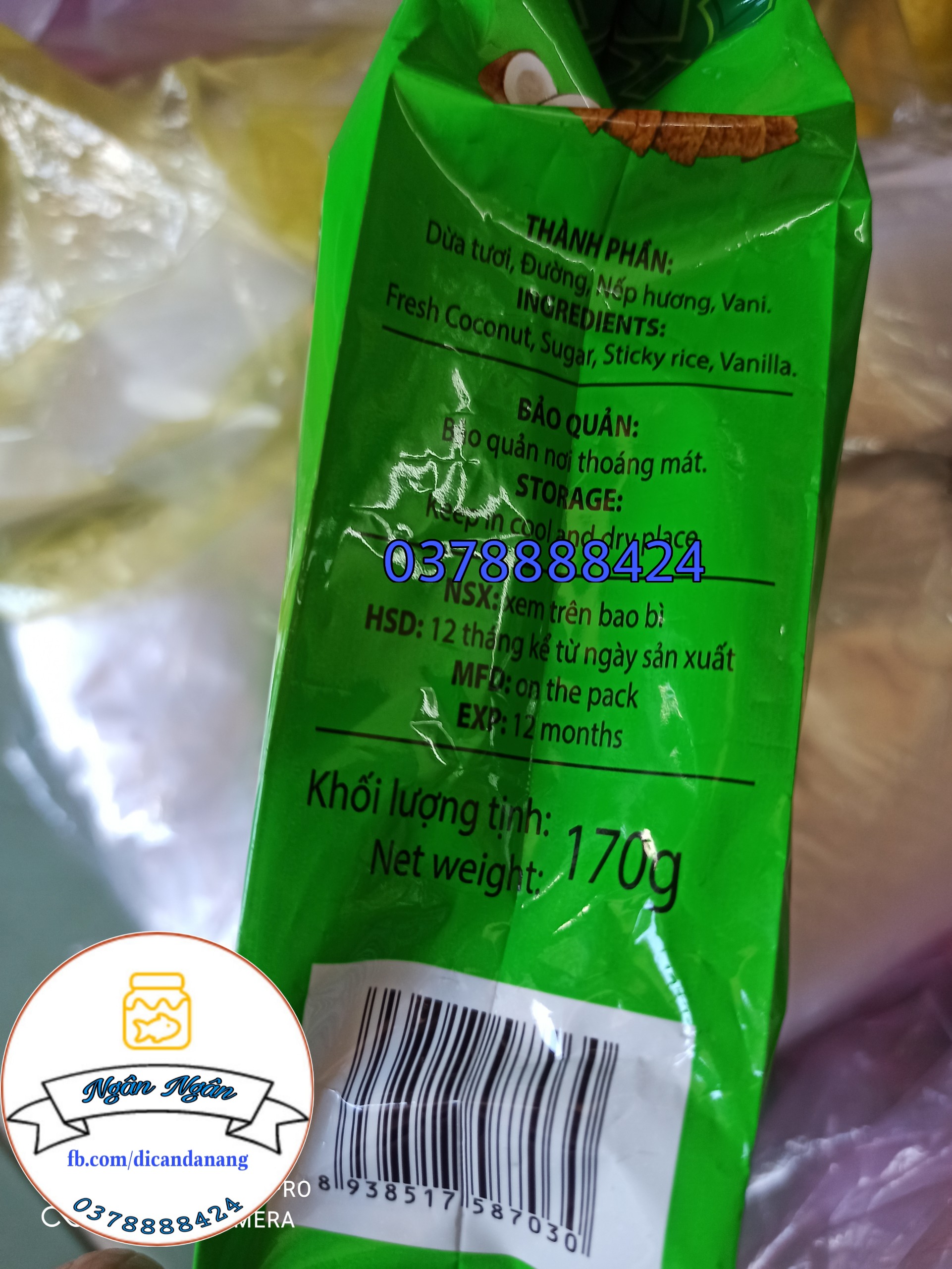 [HCM]Bánh dừa nướng Đà Nẵng