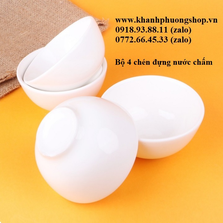 [HCM]chén sứ đựng nước chấm - chén sứ đựng nước chấm