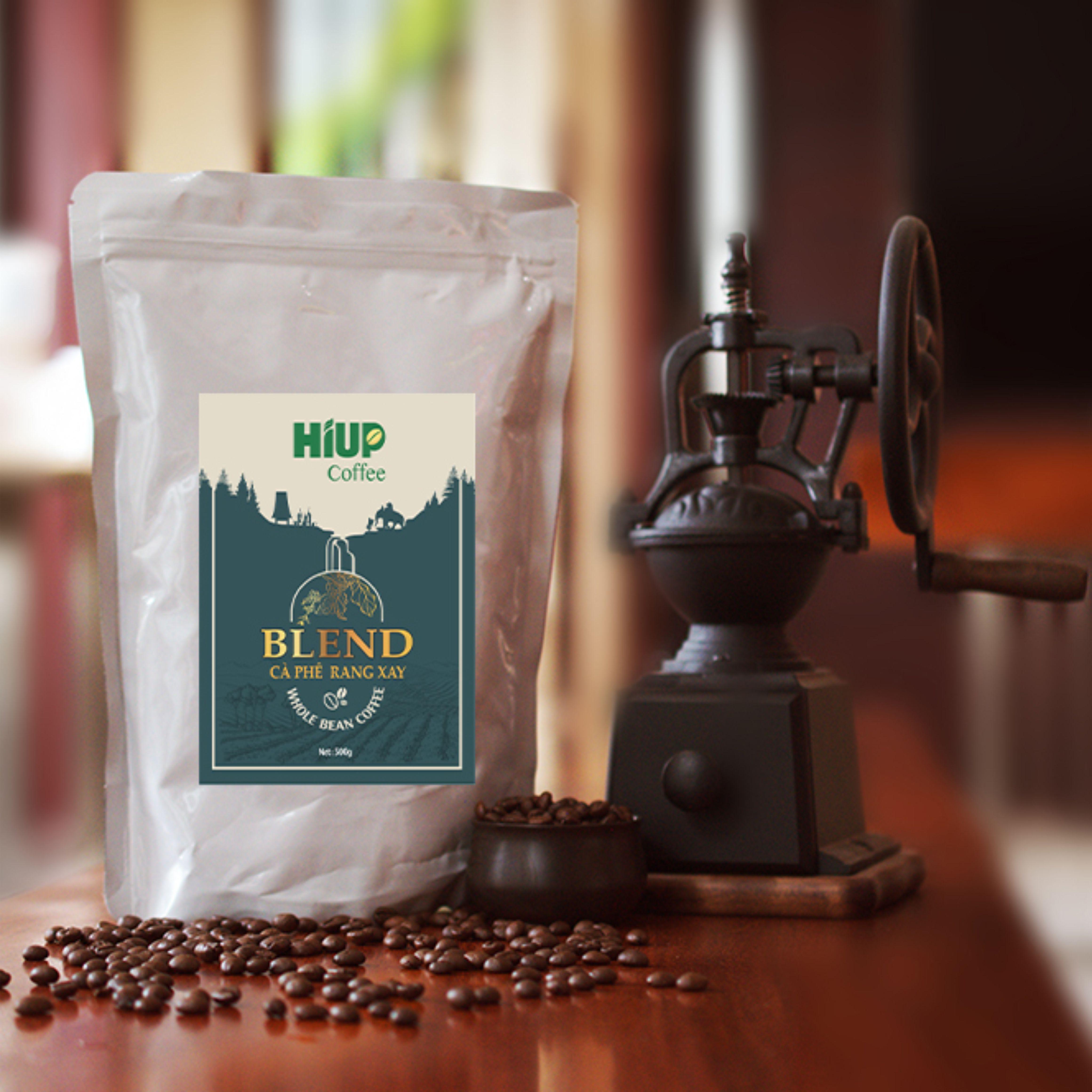 Cà Phê Hạt Blend S18 Rang Mộc (500gr) - HIUP Coffee