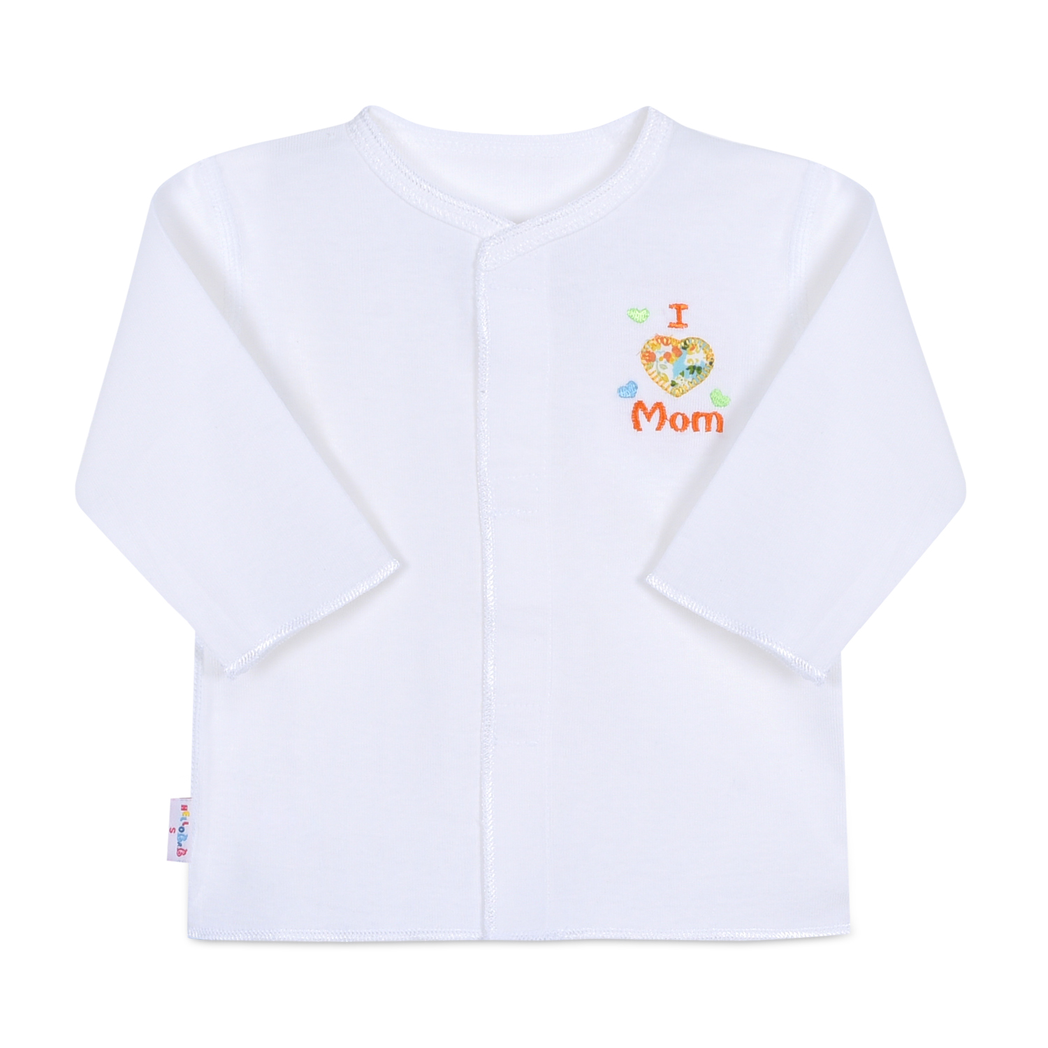 Áo sơ sinh cổ tim tay dài AL0159 - HELLO BB (hình in ngẫu nhiên)
