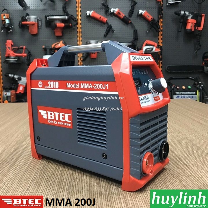 [HCM]Máy hàn que điện tử Btec MMA 200J1