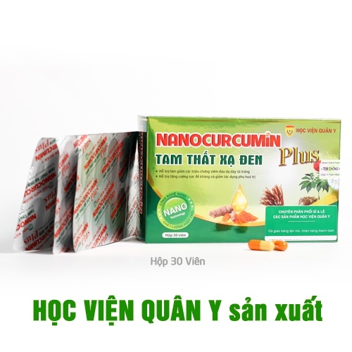 Nano Curcumin Tam Thất Xạ Đen Plus
