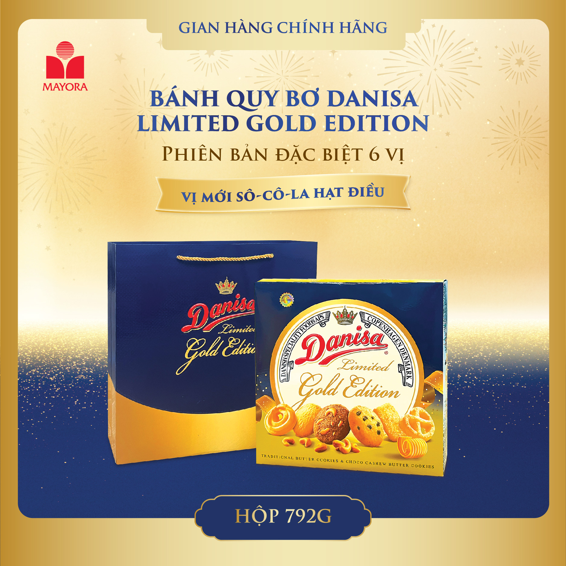 Combo 2 Danisa 681g  & Danisa Gold phiên bản giới hạn 792g