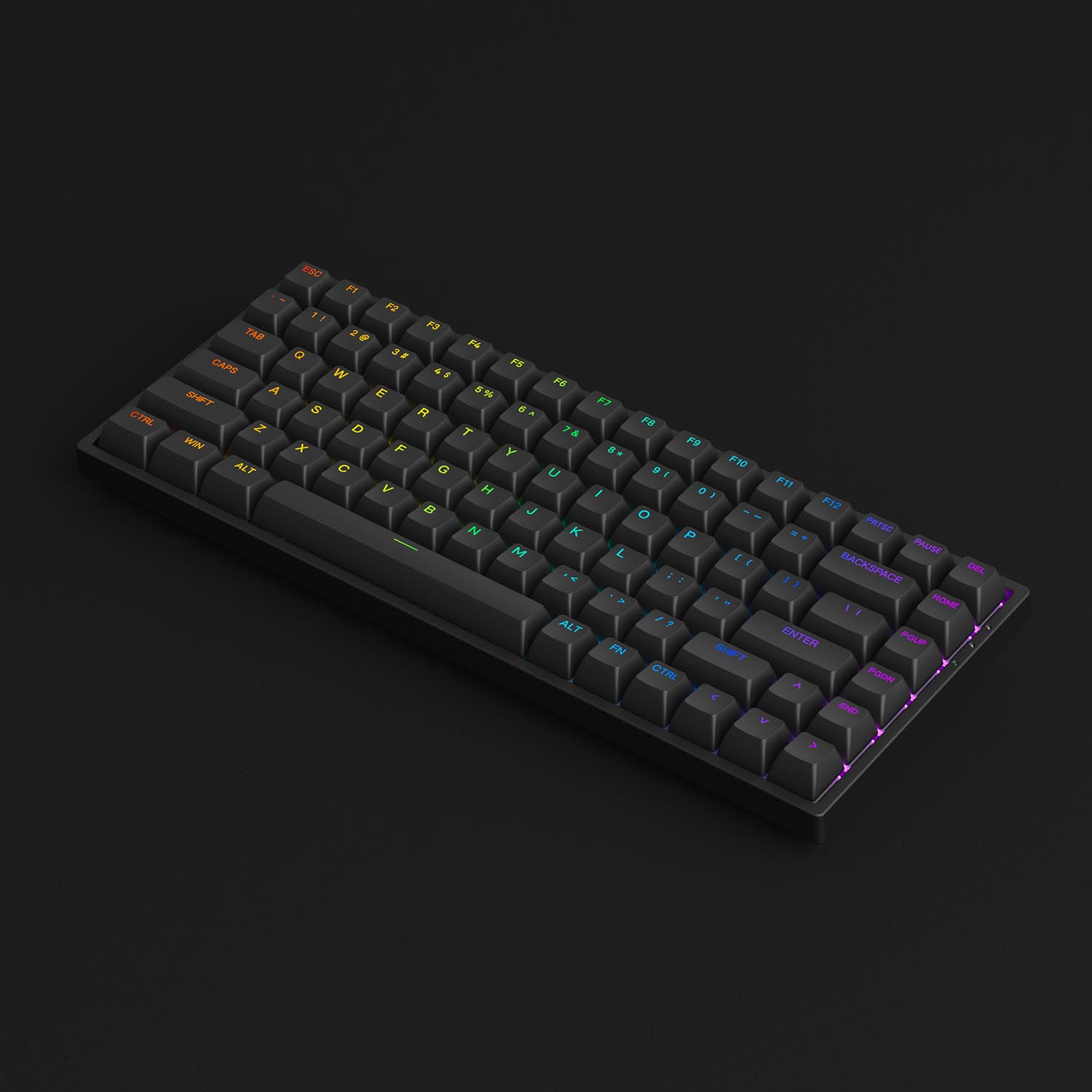 Bàn phím cơ AKKO 3084 v2 RGB – Black (Foam tiêu âm / Hotswap / AKKO CS Jelly switch)