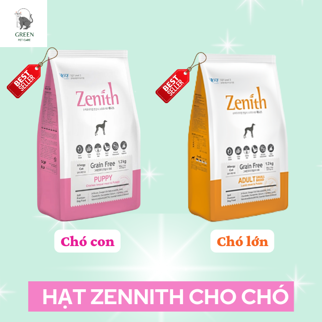Thức ăn hạt mềm cho chó Zenith - Túi 1.2kg