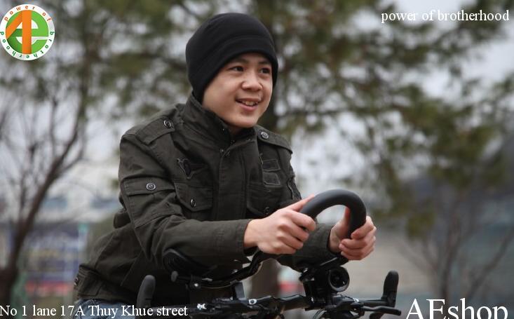 tay nghỉ xe đạp thể thao vòng cung.