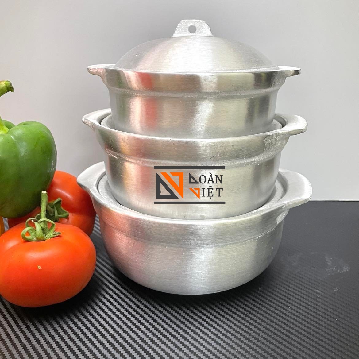 Nồi Gang kho thịt cá, Nồi Cơm Niêu Lòng Sâu - Gang Đúc Nguyên Khối, Mẫu Mới Siêu Bóng Đẹp