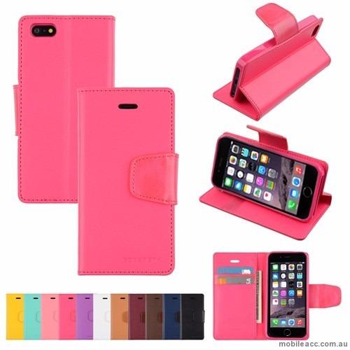 Bao da Mercury Sonata Diary dành cho iPhone 6 / 6s (Hồng đậm) - Hàng nhập khẩu
