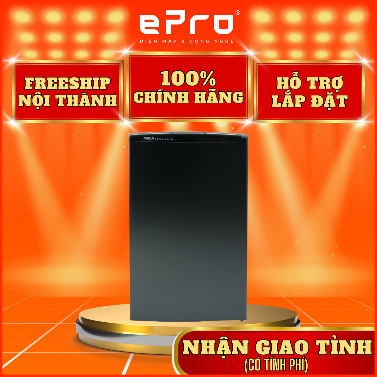 Tủ lạnh aqua 90 lít aqr-d99fa - hàng chính hãng