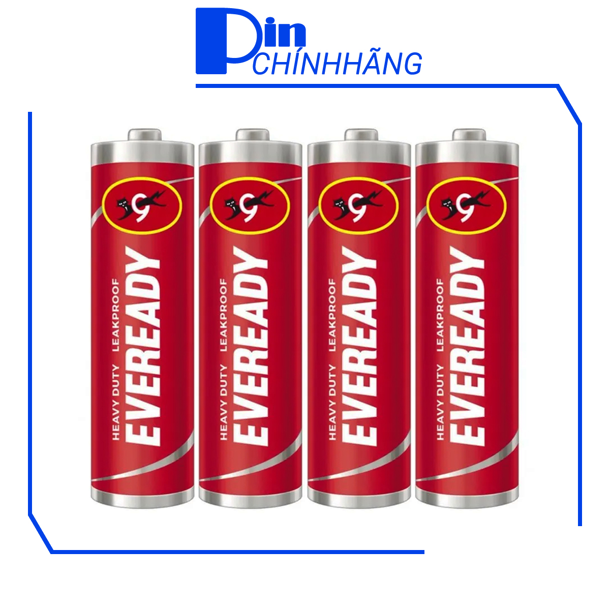 4 pin AA Eveready Heavy Duty - Pin tiểu không sạc, dung lượng tốt, giá rẻ