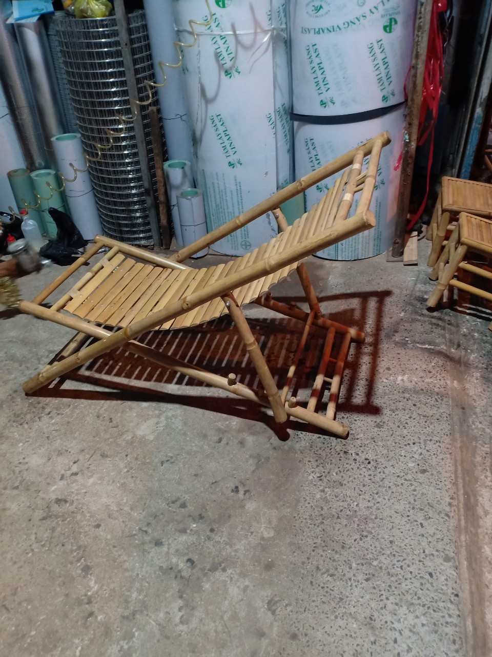ghế bố, ghế thư giãn tre