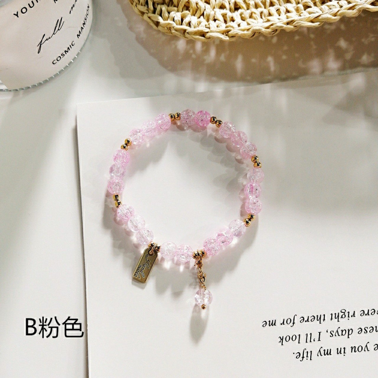 Vòng tay lắc tay hạt đá tòn ten thu hút