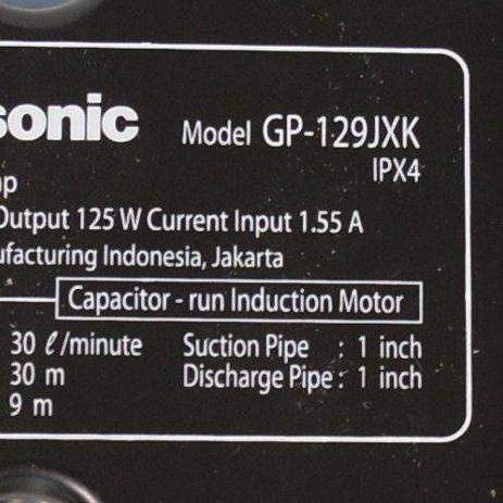 [HCM] Máy bơm nước Panasonic GP-129JXK