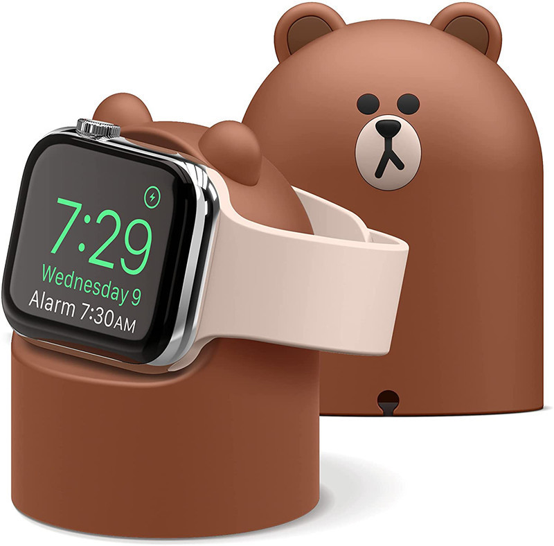Giá Đỡ Cáp Sạc Đế sạc đồng hồ Apple Watch Hoạt Hình Chóng Đứt Gãy