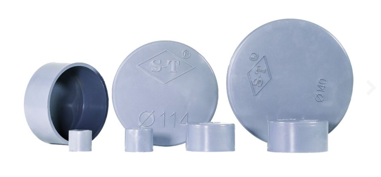 Nắp bịt, Bít ống PVC phi 114,140,168,200,220 - Hàng tốt