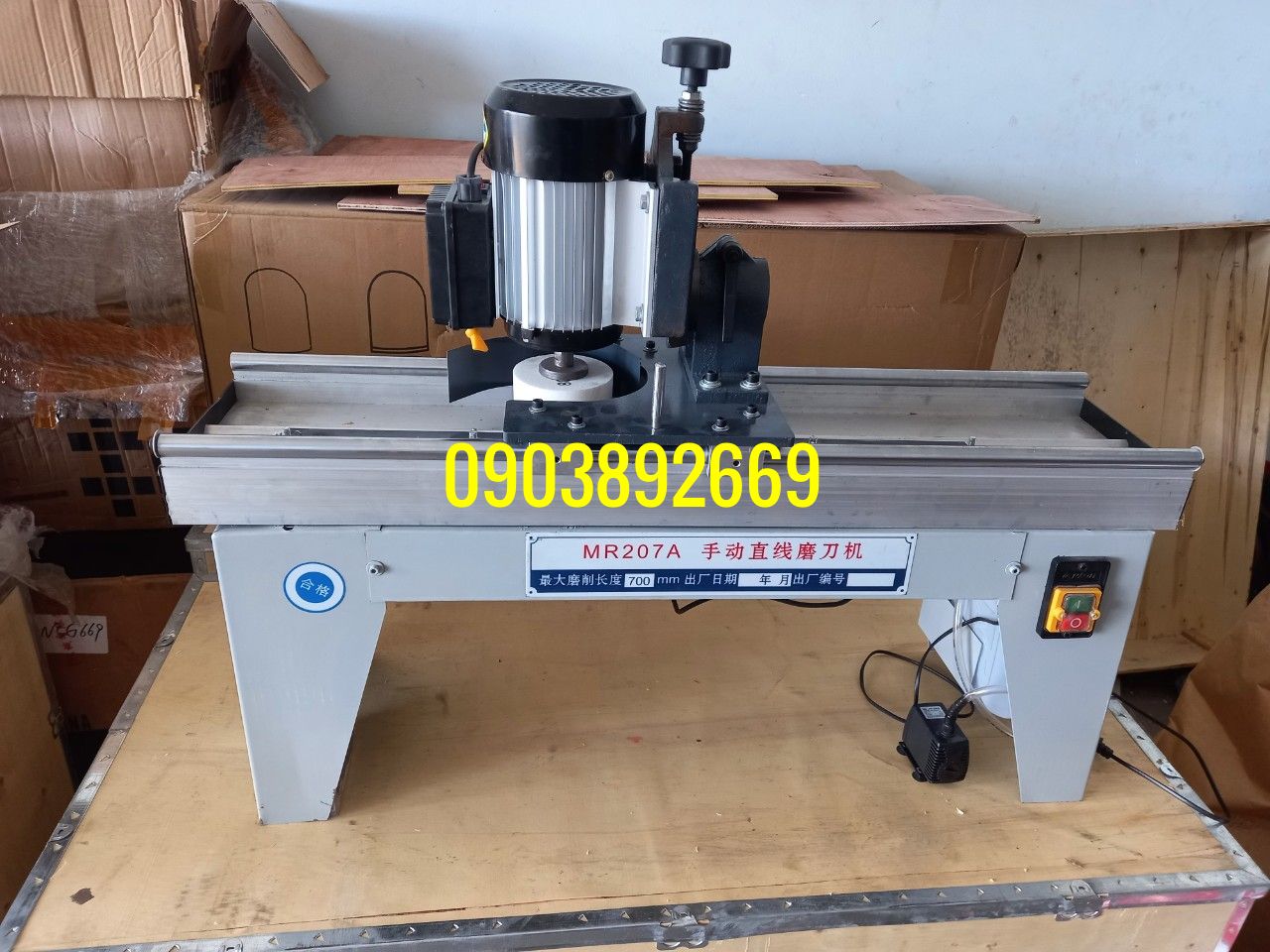 [HCM]máy mài lưỡi bào gỗ MR207