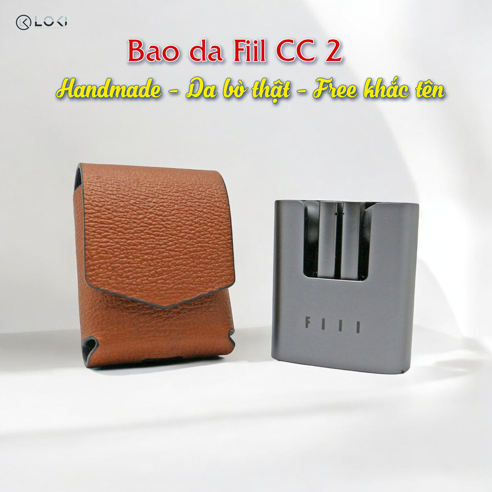 Bao da tai nghe FIIl CC2 - Manory Leather