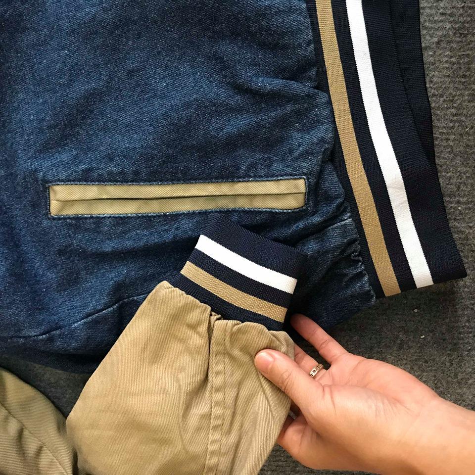 Áo khoác nam Bomber Zara denim