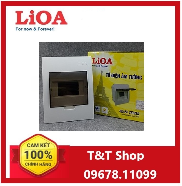 Tủ điện nhựa chứa aptomat Lioa 3-6 át