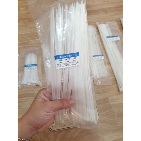 Bịch dây rút nhựa 10cm , 15cm, 20cm, 25cm