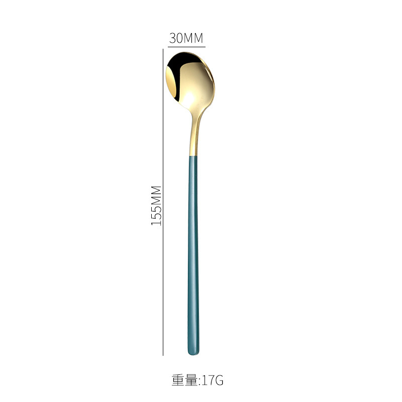 Muỗng ăn súp ăn cơm cán dài inox đẹp - thìa inox ăn phở - thìa muỗng Mạ Vàng Cao Cấp Chuyên Dùng Cho Khách Sạn - muongx ăn bánh kem - muỗng uống cà phê - muong an - muong uong