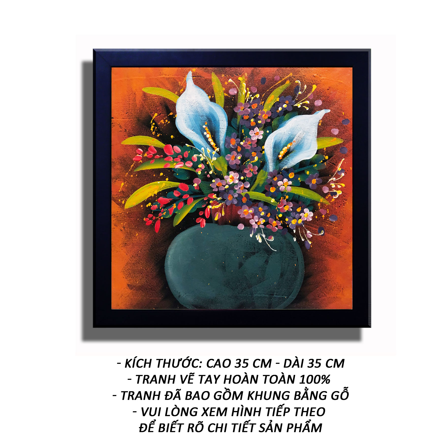 Tranh sơn dầu vẽ - Ngôi Nhà Bên Sông - Tranh Mỹ Thuật Minh Hiền