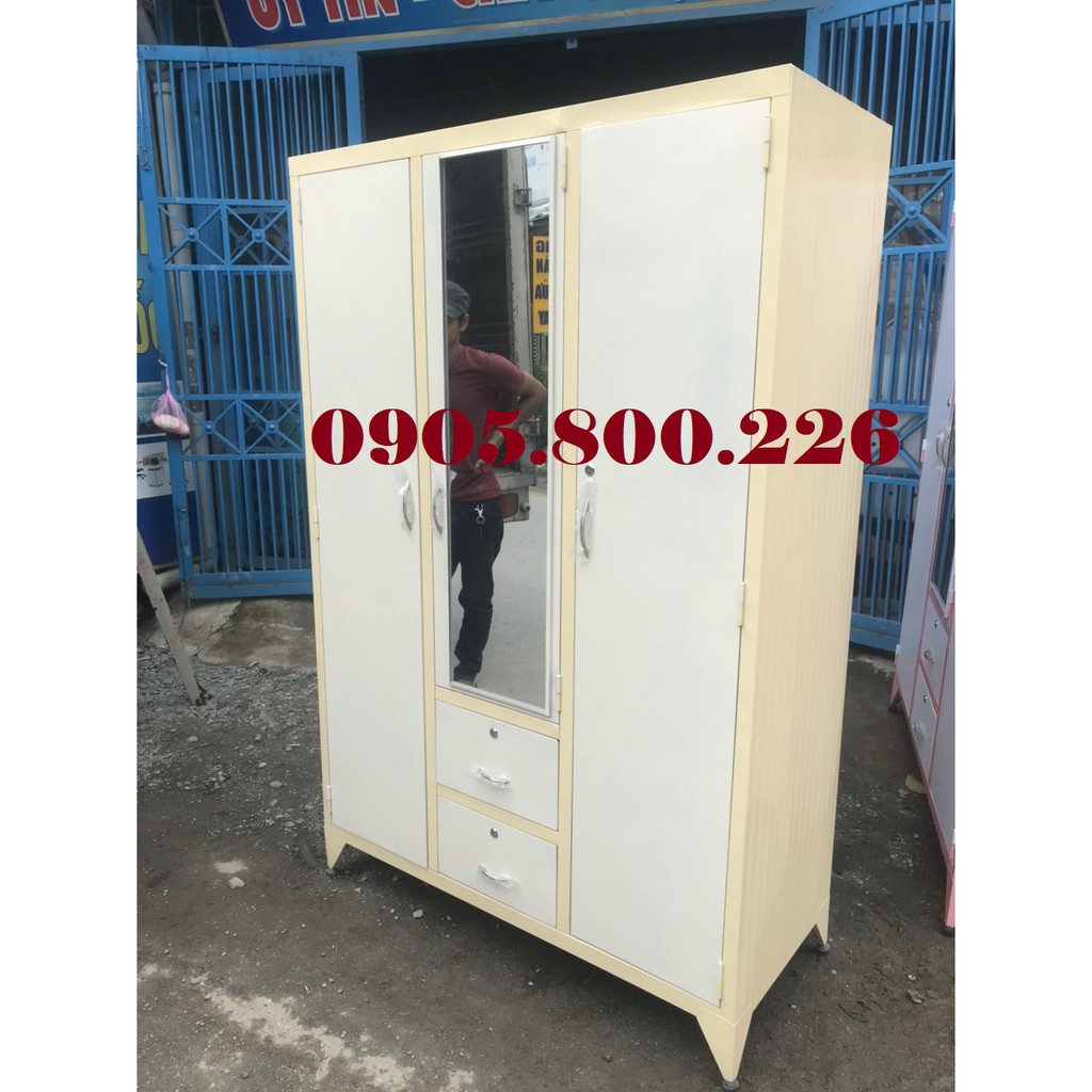 [HCM]TỦ SẮT QUÂN ÁO SƠN TĨNH ĐIỆN TẠI HCM