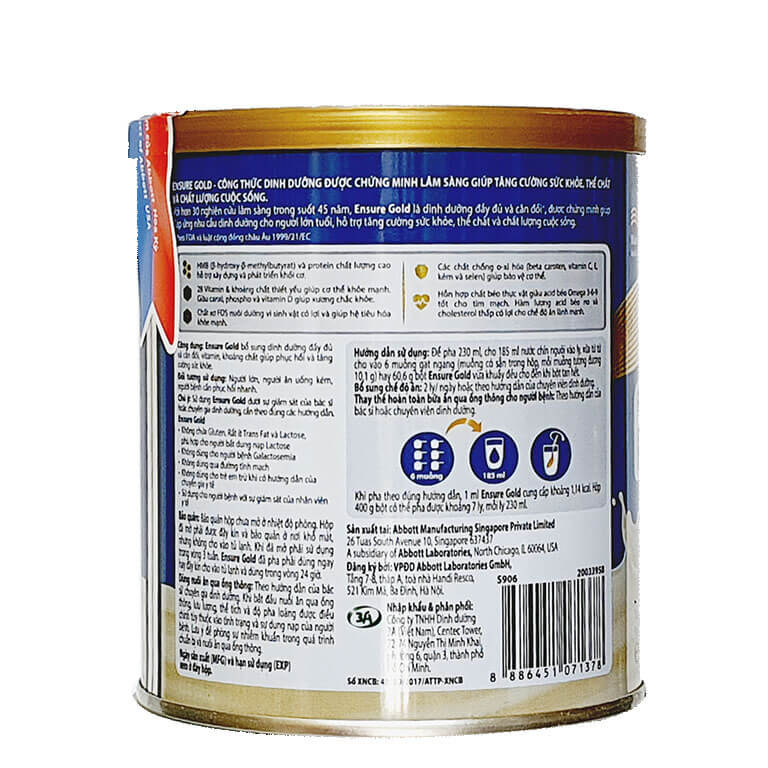 Sữa bột Ensure Đức 400g
