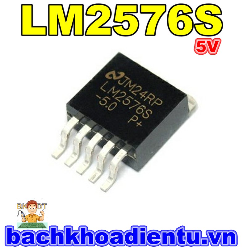IC nguồn LM2576S ADJ/3.3/5/12 chính hãng.
