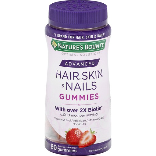 Giảm giá Kẹo dẻo đẹp da, mọc tóc nature's bounty hair, skin, nail gummies nature's bounty x2 biotin 80v - BeeCost Giảm giá Kẹo dẻo đẹp da, mọc tóc nature's bounty hair, skin, nail gummies nature's bounty x2 biotin 80v - BeeCost