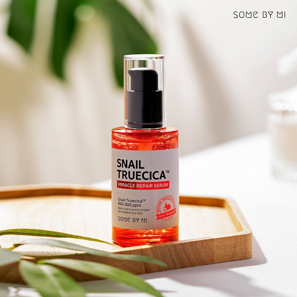 [Lấy mã giảm thêm 30%]Serum Snail Truecica Miracle Repair Some By Mi