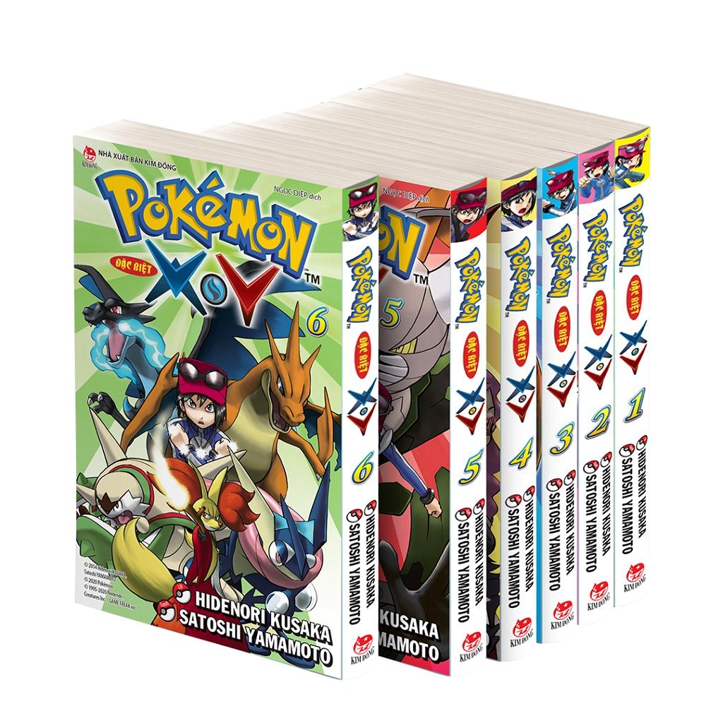 Fahasa - Box Set POKÉMON ĐẶC BIỆT X-Y Set Manga (Bộ 6 Tập)