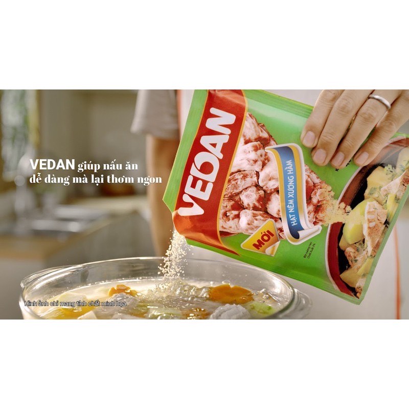 Combo 3 Gói Hạt Nêm Thịt Heo VEDAN 400g - Kèm Quà Tặng