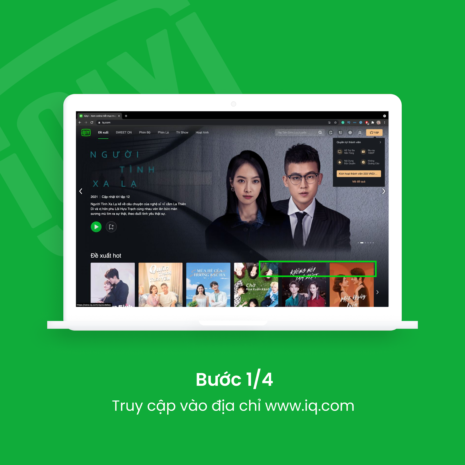 VIP iQiyi 1 tháng