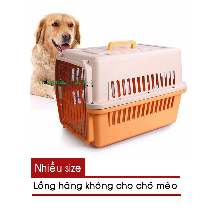 Lồng vận chuyển - Lồng hàng không vận chuyển chó mèo - Nhiều size - [Nông Trại Thú Cưng]