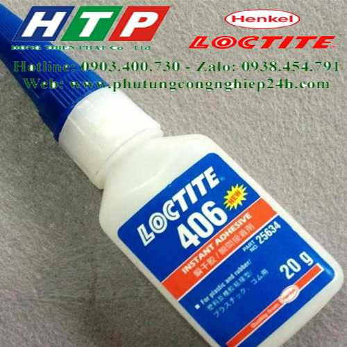 Hướng dẫn sử dụng keo loctite 406 - 20gr