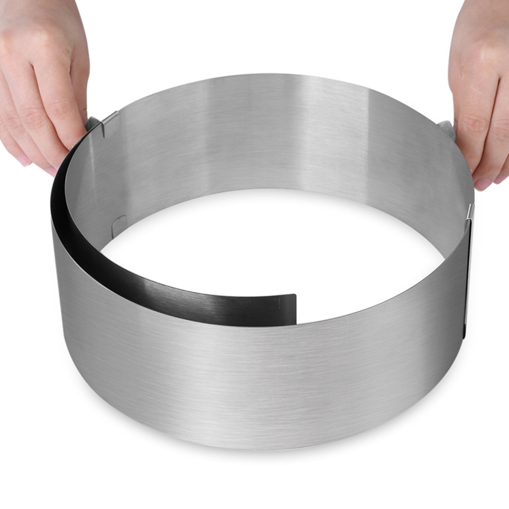 Khuôn ring mousse tròn có thể thay đổi kích thước 16 - 30cm
