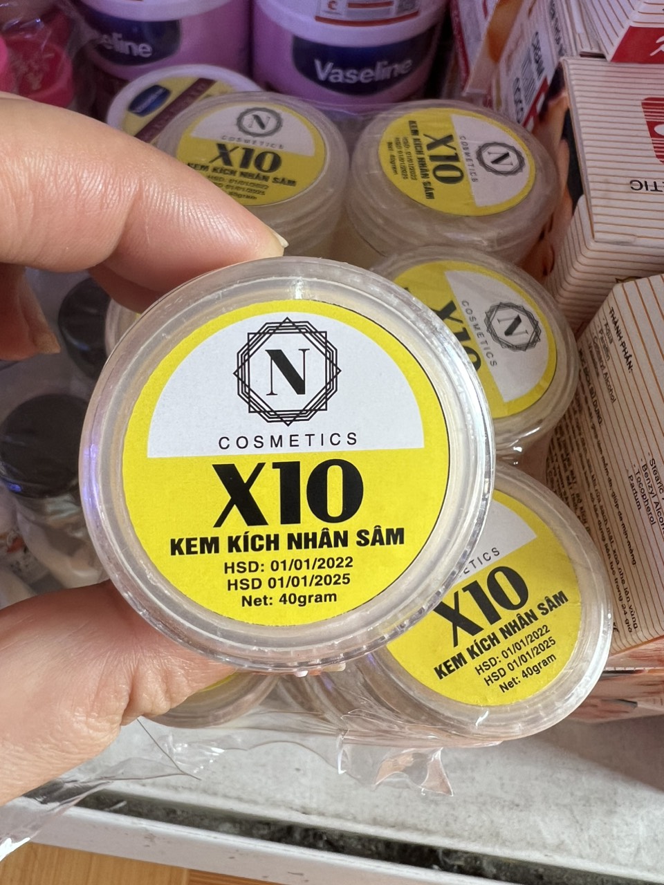 Kích Siêu Trắng Da X10 Nhân Sâm Cosmetics