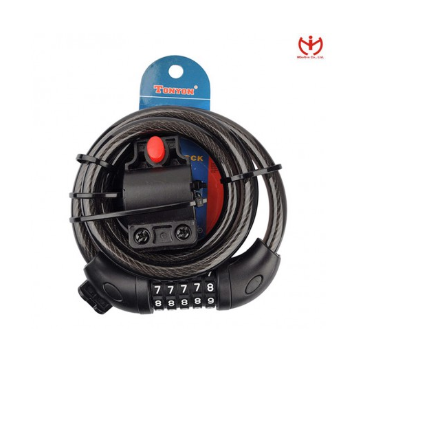 [HCM] Ổ Khóa dây xe đạp xe máy 5 số dài 12m