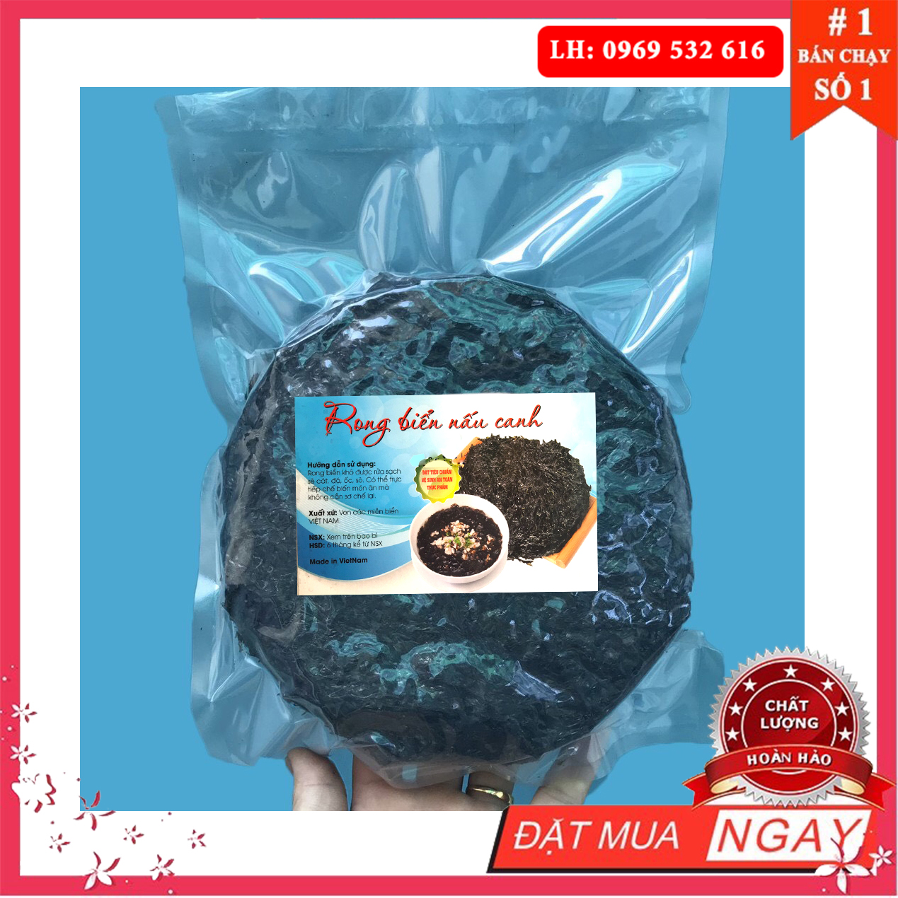 100gram Rong biển Khô