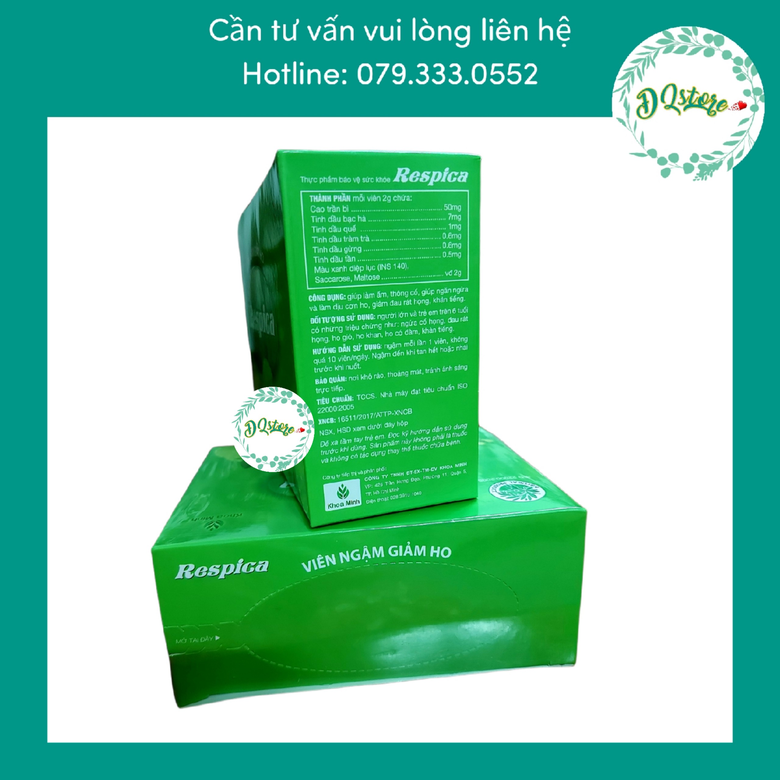 Viên Ngậm Respica - 5 viên