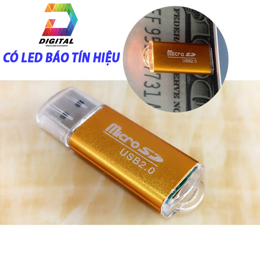 Đầu Đọc Thẻ Nhớ Vỏ Nhôm Xịn